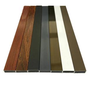 China 5.5*8.5 Golden Spacer Aluminum Georgian Bar for Double Pane Glass Inserts Decoration wholesale
