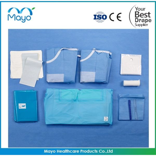 Customize Surgical Knee Arthroscopy Drape Pack With Gown