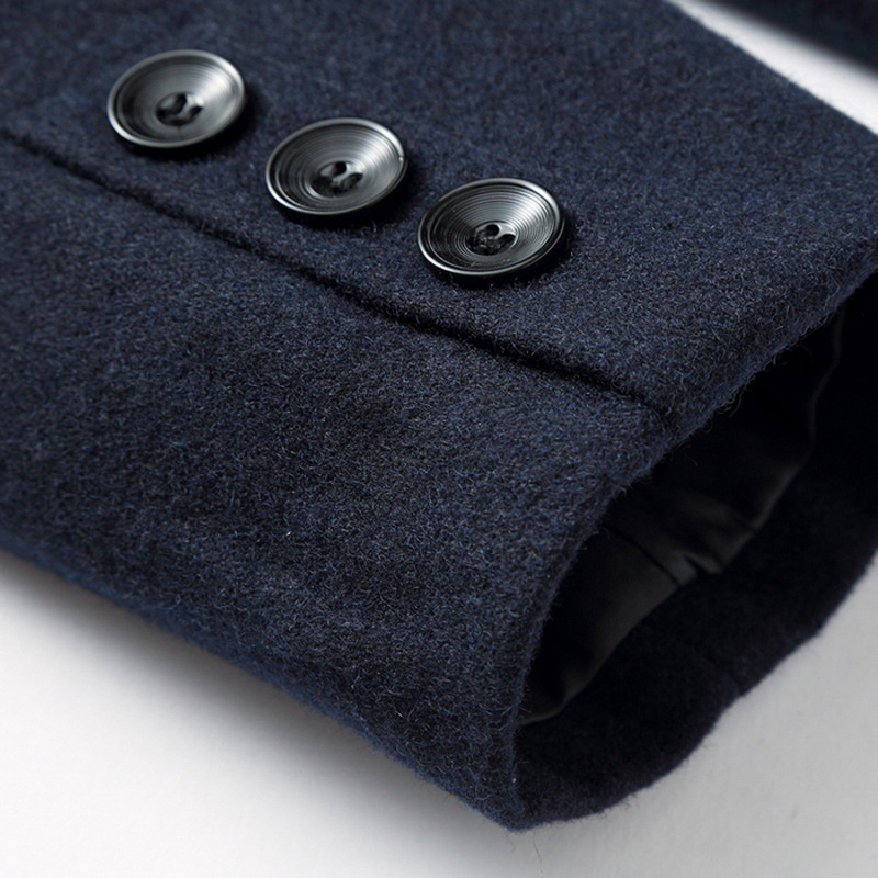2022 Fashion Overcoat Jaket Single-breasted Utility Chaquetas Manteau Plain Men's Wear Long Coat Windbreaker Jacket