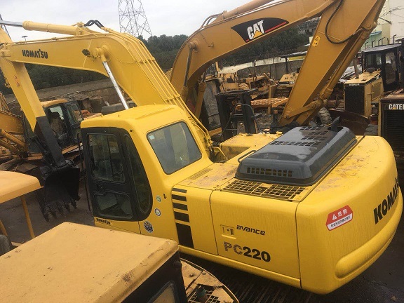 2008 Year 22T Used Komatsu PC220 6 Excavator 5km/H Max Speed CE Approval