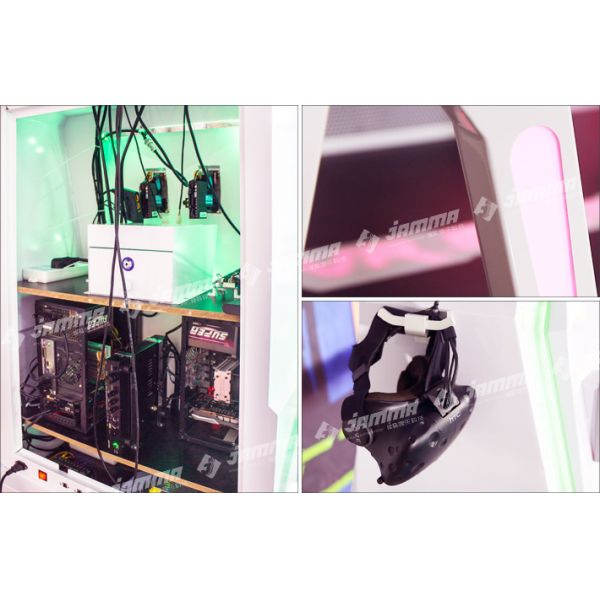 2 X 42" Monitor Virtual Reality Platform Double Self Service Arcade Machine 50 Interactive VR Games