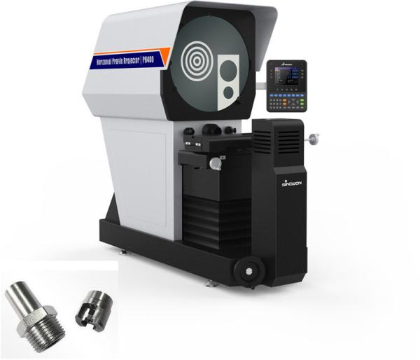 Quality 150mm Y - axis Travel Video Projector with Non-contact Optical Height Measurement for sale
