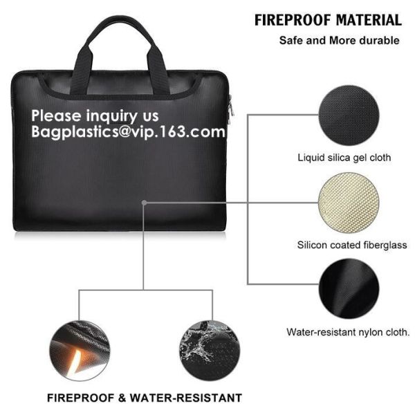 Laptop Computer Bag, Laptop Tote Bag for Women Waterproof Business Bags,Fiberglass Waterproof Zip Lock Pouch Zipper pack