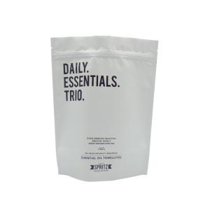 China Snack Biodegradable Packaging Bags Tasteless 100% Cornstarch PLA Stand Up Pouch on sale