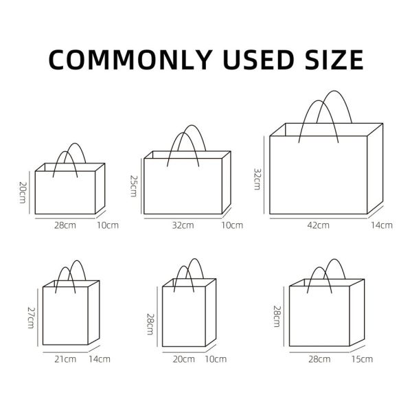 CMYK 4 Color Offset Printing Portable Store Shopping Carry Small Paper Bags For Socks