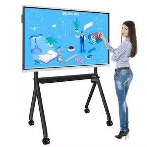 Class Teaching Interactive Digital Whiteboard , Flat Panel White Interactive