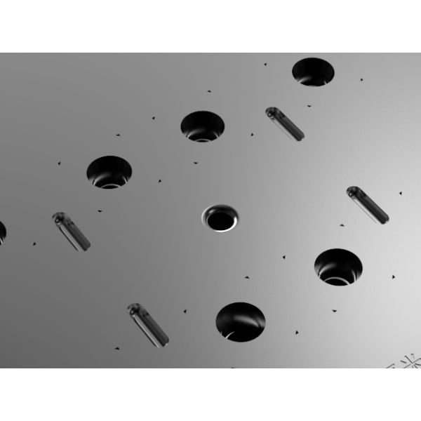 Transparent Handwriting Pen Tip (1*8) / Cold runner / Two-plates mold / No.24849