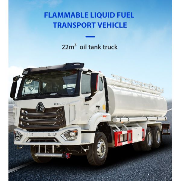 High Capacity 20000 Liters Fuel Oil Tanker Truck For Heavy Duty Diesel Oil Transportation
