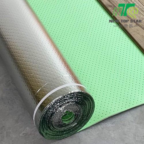 Quality Odorless Cross Linked Polyethylene Foam Roll 2mm Laminate Underlay IXPE Foam for sale