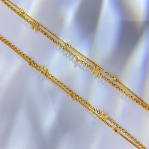 China Glamorous Women's Jewelry 18K Solid Gold Heart Bracelet wholesale