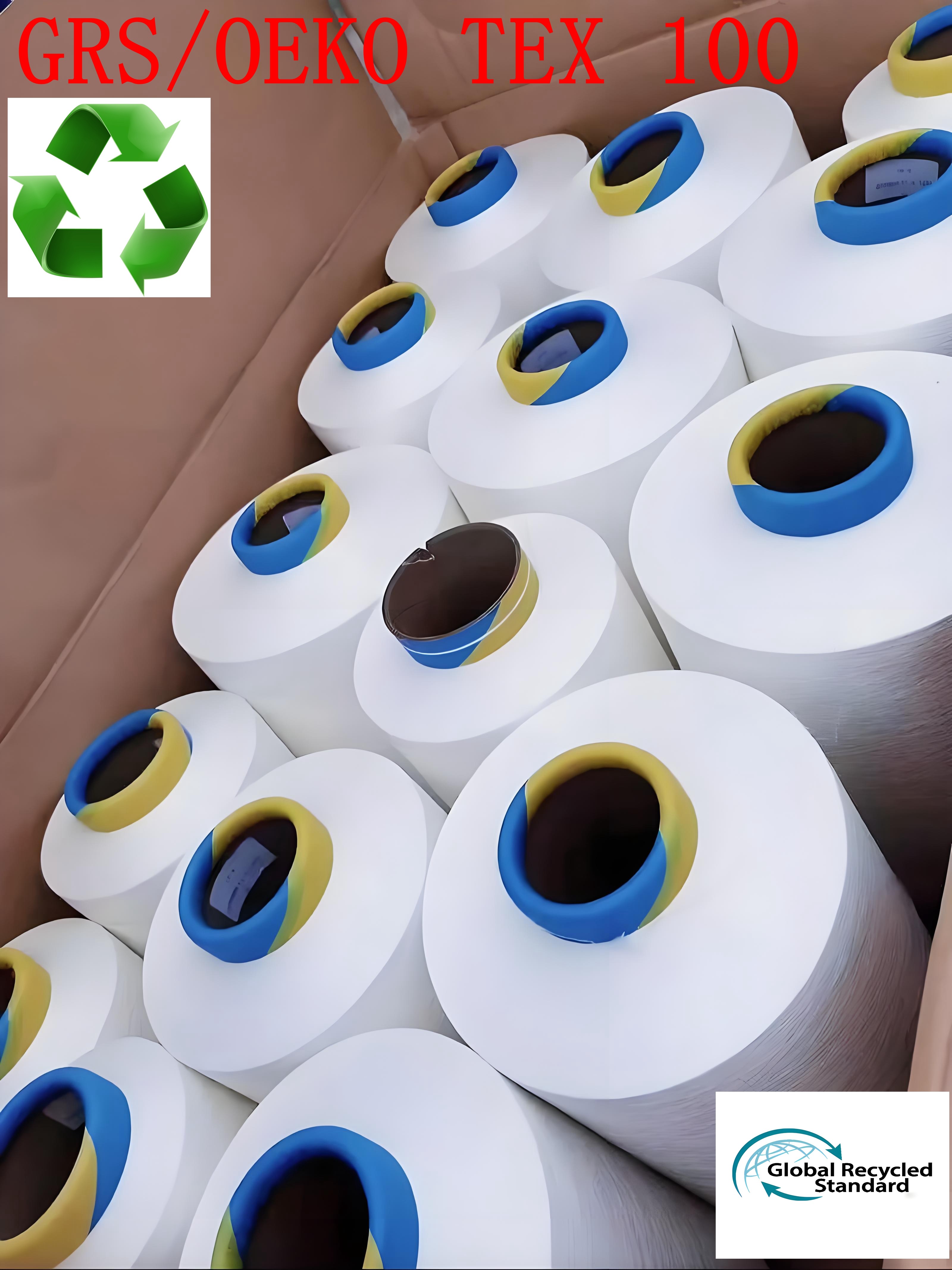 China 300D/96F Recycled Polyester Filament Yarn Quick Drying Dope Dyed wholesale