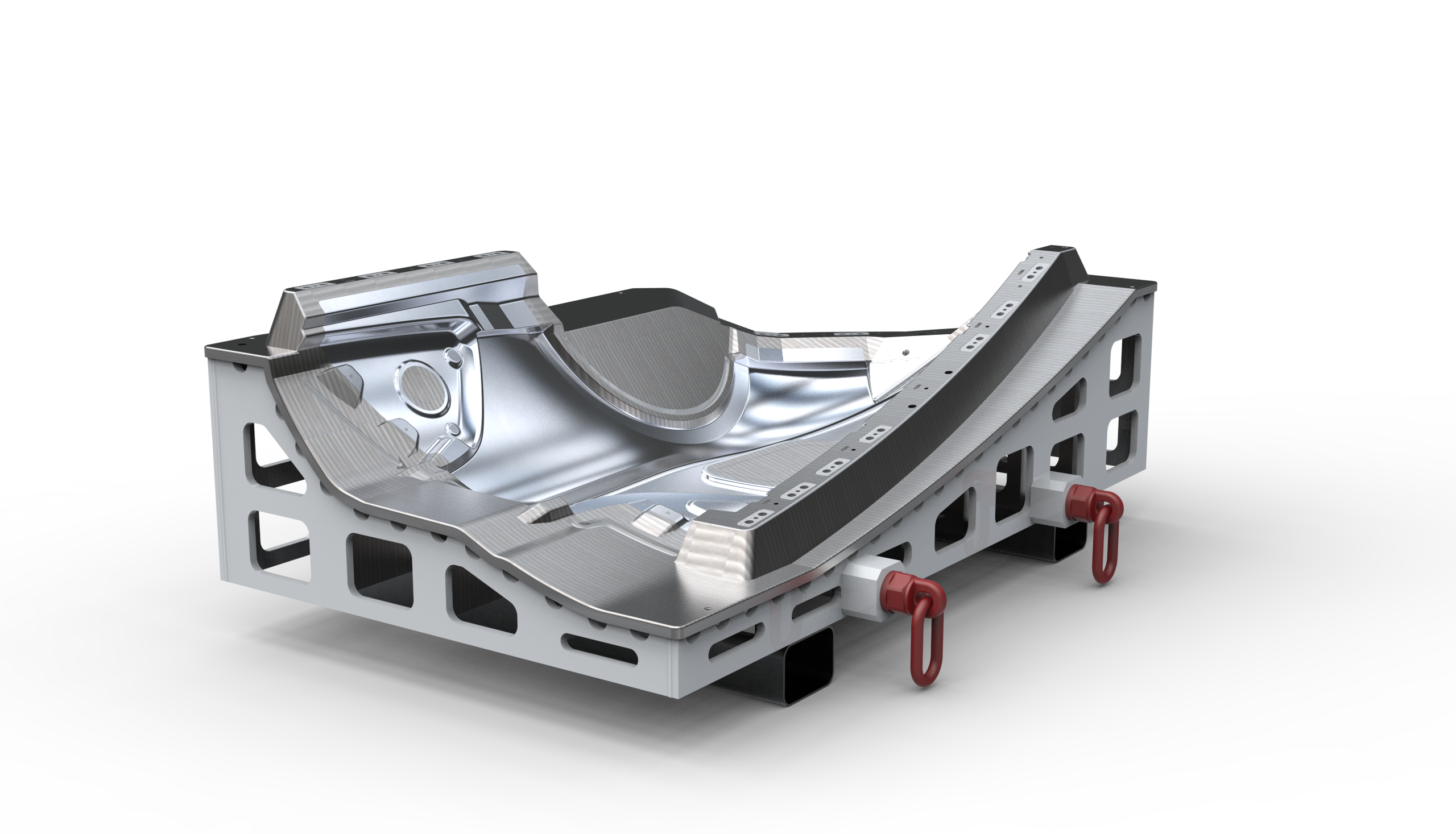 Carbon Fiber Autoclave Forming Molds Carbon Fiber Drone Side Panel Compression Mold 300000 Shots Life