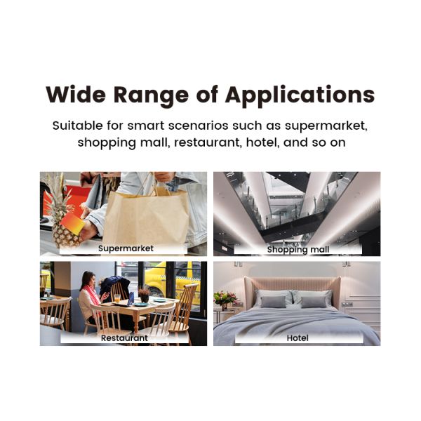 A 2D Desktop Barcode Scanner Automatic Scanning Hands Free QR Code Reader for Supermarket