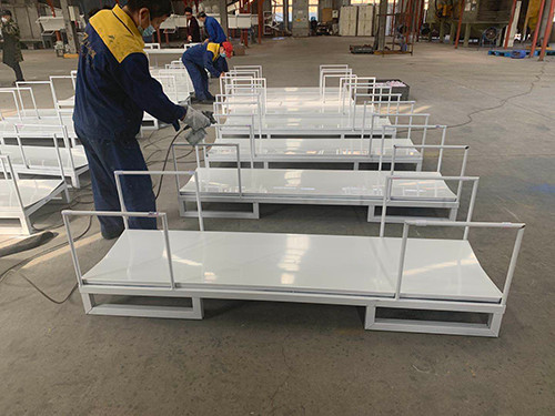 Customized Color Portable Stacking Racks With 1000kg Load Capacity And 200mm Wheel Diameter
