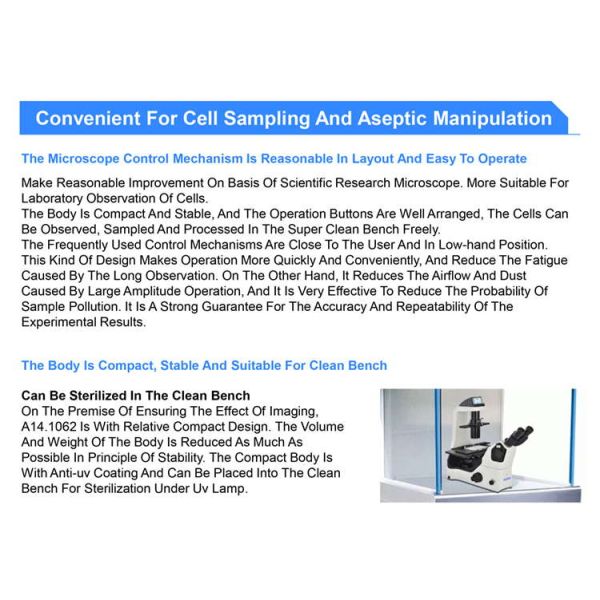 OPTO EDU A14.1064 Inclined Phase Contrast Fluorescence Microscope