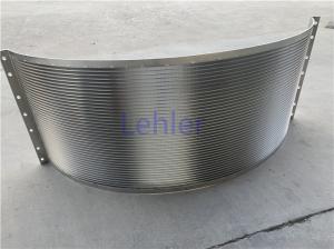 China SS316L Stainless Steel Sieve Screen Wedge Wire Curved Screen For Food Processing Machinery on sale