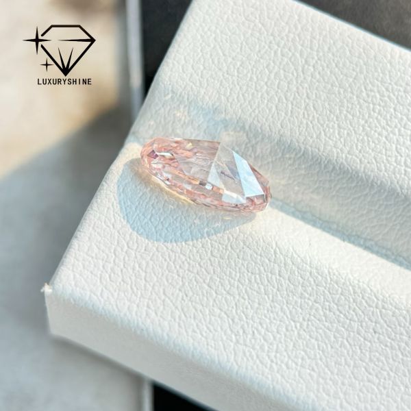 LuxuryShine 1-10CT Fancy pink Oval Lab Grown Diamond VVS-VS Loose Diamonds Customized jewelry with IGI Certificate