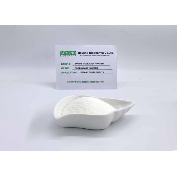 Hydrolyzed Bovine Origin Collagen Powder From Grass Fed Bovine Hides And Skins With Instant Solubility Into Water