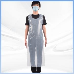 China Antibacterial Antifouling Disposable Plastic Aprons Household Cleaning CPE Apron on sale