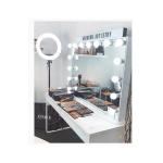 RoHS LED Hollywood Mirror Dressing Table Desk Adjustable