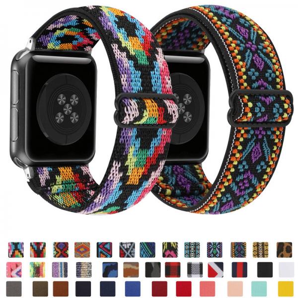 Quality Durable Smart Watch Nylon Bands Seamless fit Breathable Adjustable Buckle for sale