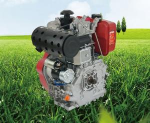 China 15Hp 20Hp Single Cylinder Diesel Engine Recoil Or Electric Starter Diesel Engine wholesale