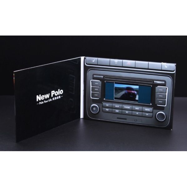 2.4 Inch Video Greeting Card Usb Port Charging And Transferring Video Files And