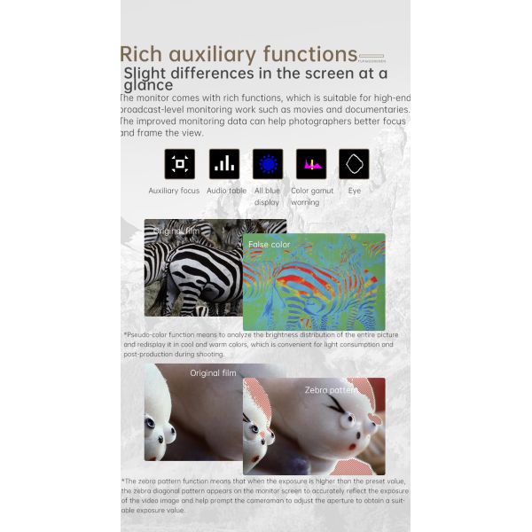 3840*2160 TYST 27 Inch Professional Monitor Supporting HDR Gamma EOTF Mode SDR and HDR Image Comparison