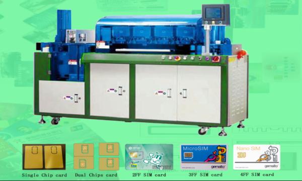 Quality 2FF Mini SIM card and half card punching machine, 1 chip and two chip cards punching solution for sale
