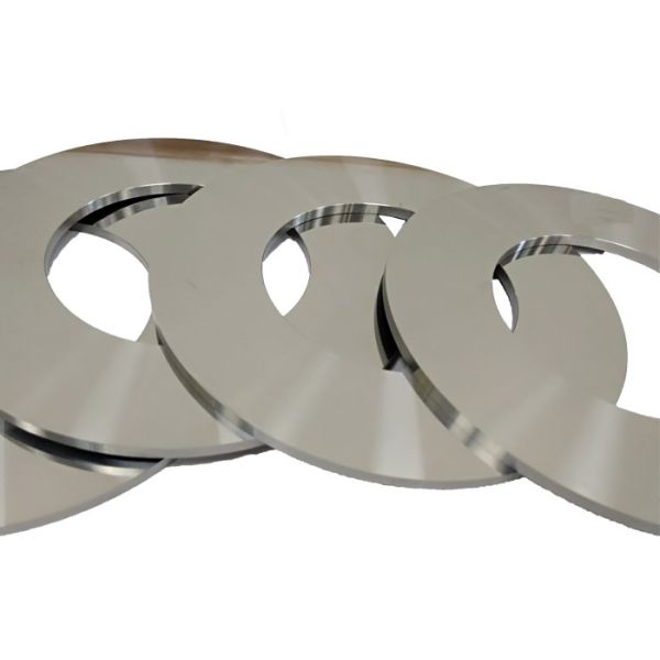 Straight Smooth Edge Tungsten Carbide Slitter Blades Long Working Life