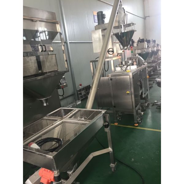 Oatmeal Pouch Packing Machine For Stand Up Bag , Dry Powder Filling Equipment With Zipper