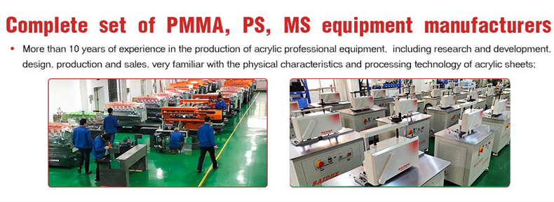 Versatile Plc Acrylic Machining Equipment Acrylic Table Tent Machining Equipment