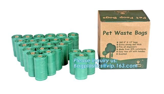 Biodegradable Compostable Scented High Quality HDPE Plastic Baby Nappy Sacks Baby Diaper Bags with Tie Handles, bagease