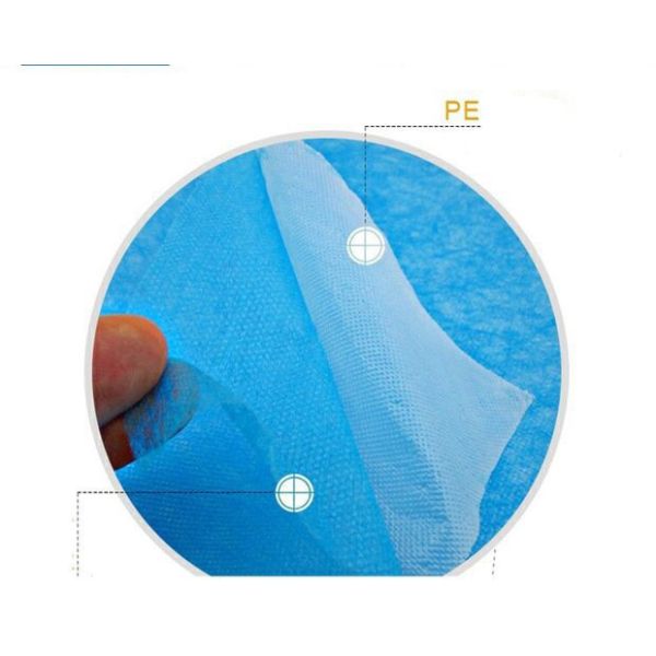 Disposable medical sterilization multi-specification blue film nonwoven surgical drapes