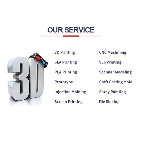 Industrial SLA 3D Printing Service Etched Surface For Aluminum Stainless Steel TPU