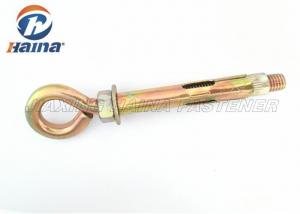 China Carbon Steel M6-M30 Eye Sleeve Yellow Zinc Plated Concrete Anchor Bolt wholesale
