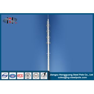 China Tapered / Tubular Telecomminication Monopole Towers for Signal Transmission wholesale