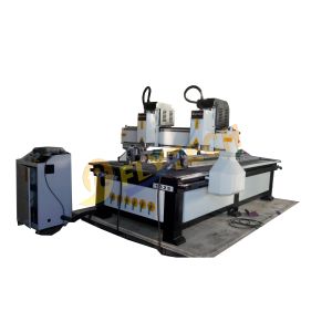 China two heads CNC woodworking machine with NK105 system wholesale
