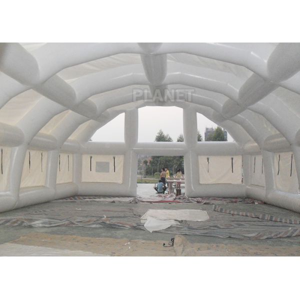 Giant White Airtight Advertising Inflatable Tent For Trade Show / Party