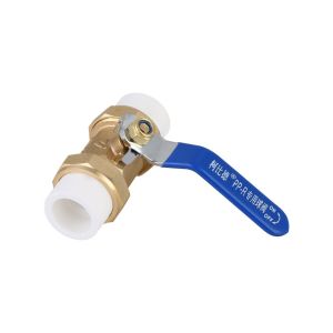 China Fixed Brass Lockable Ball Valve 1.0-1.6Mpa Pressure wholesale