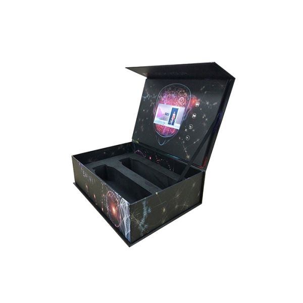 Portable LCD Video Gift Box Jewelry Ring Video Packing Box Music Playing