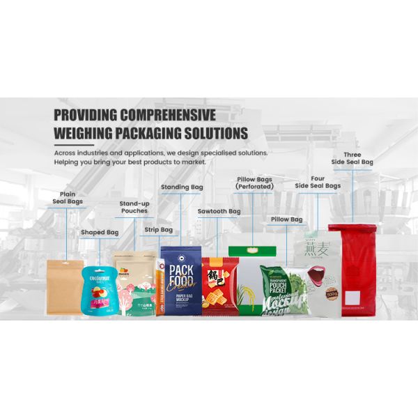 14 Head Automatic Pellet Packing Machine 220V for Food Granules