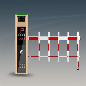 LPR Camera Vehicle Entry System With Straight / Folding / Fence Barrier