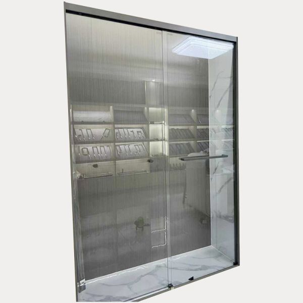 304 Material Stainless Steel Profile Shower Room Sliding Door Frame Corrosion Proof