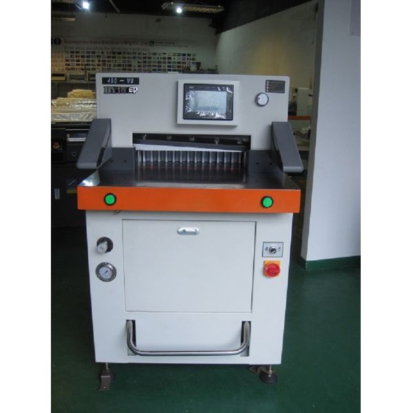 DB-490V8-1 49cm A4 Paper Cutting Machine With Hydraulic Program Control