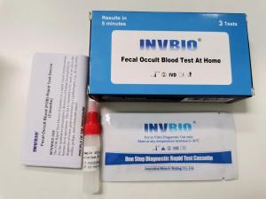 China Rapid Diagnostic One Step Fecal Occult Blood Test Kit Home Use wholesale