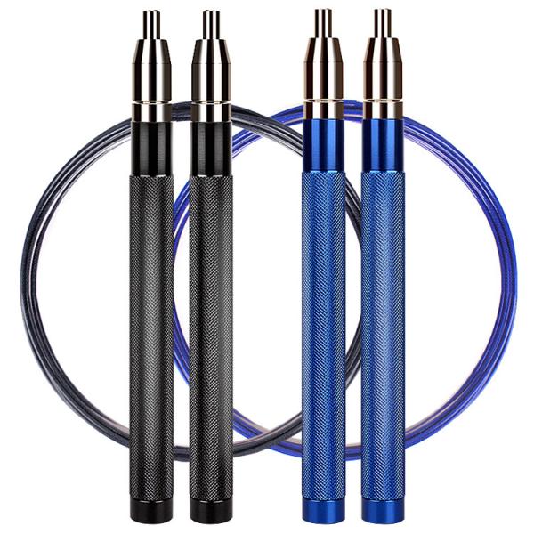Quality Long Aluminum Handle Adjustable Speed Jump Rope Portable Self Locking for sale