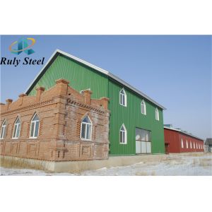 Large Span Steel Structure Building Prefab Metal Construction Materials