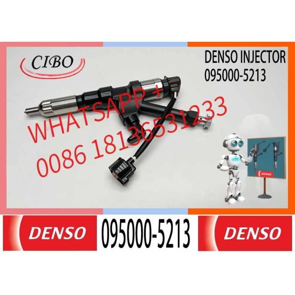 Diesel Injector Fuel Injector Assy For SK460-8 P11C Engine 095000-5215 095000-5213 23670-E0350