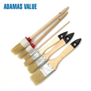 China High Elasticity Varnish Brushes Natural Bristle Pure Bristles Metal Ferrule wholesale